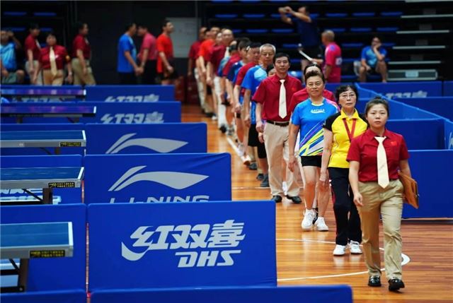 比赛现场。重庆市乒乓球协会供图